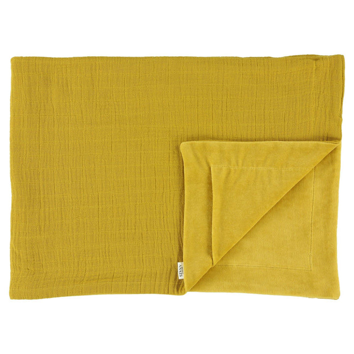 Fleece Blanket - Gold Blossom - The Crib