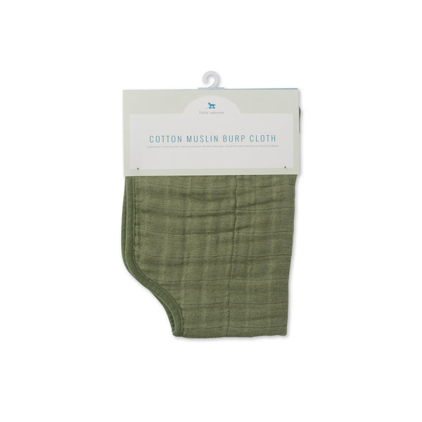 Cotton Muslin Burp Cloth - Fern - The Crib