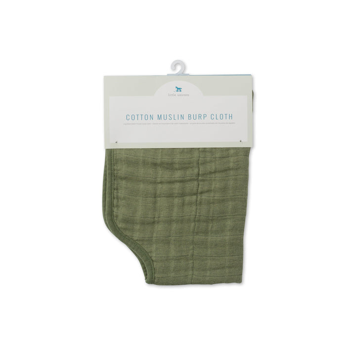 Cotton Muslin Burp Cloth - Lake - The Crib