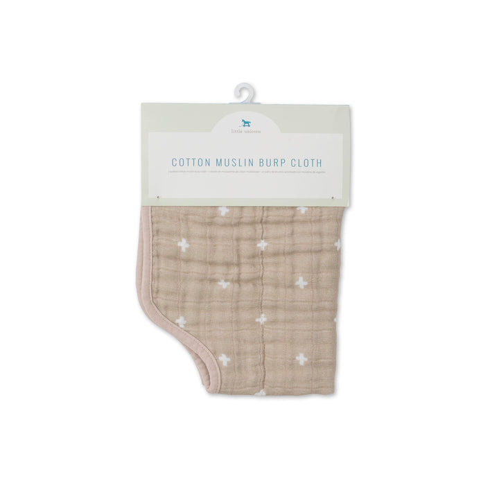 Cotton Muslin Burp Cloth - Mustard - The Crib