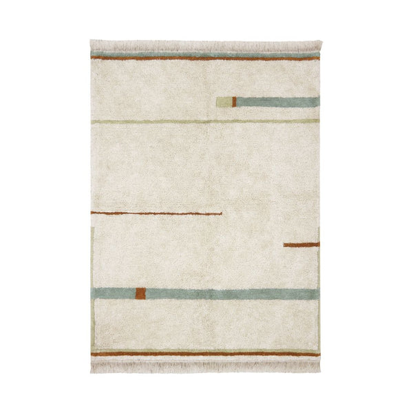 Washable Rug - Lanes Vintage Blue