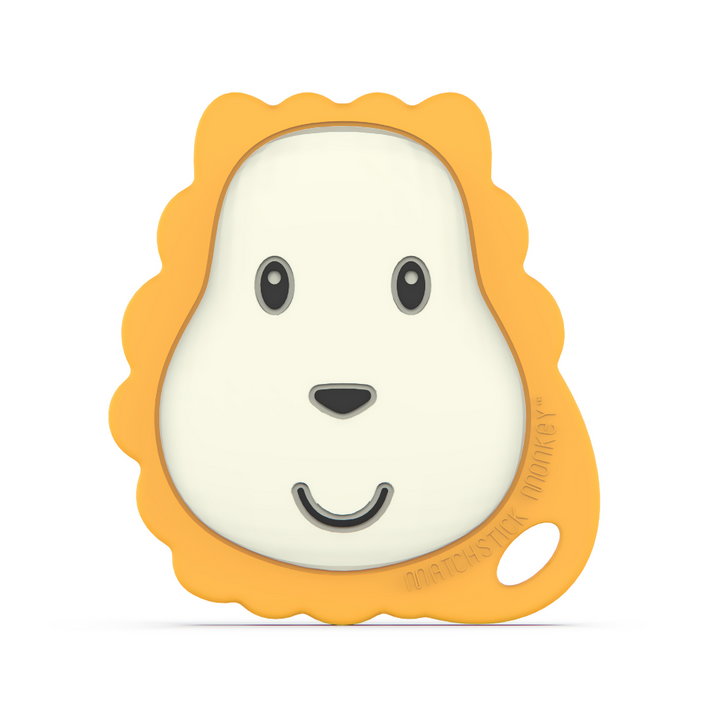 Matchstick Monkey Flat Face Teether Lion