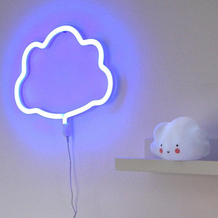 Neon Light - Blue Cloud - The Crib