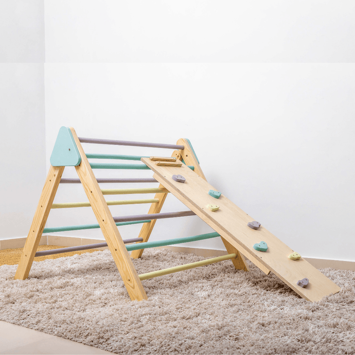 Pickler Set (Triangle with Dual Sided Ramp) - Natural - The Crib