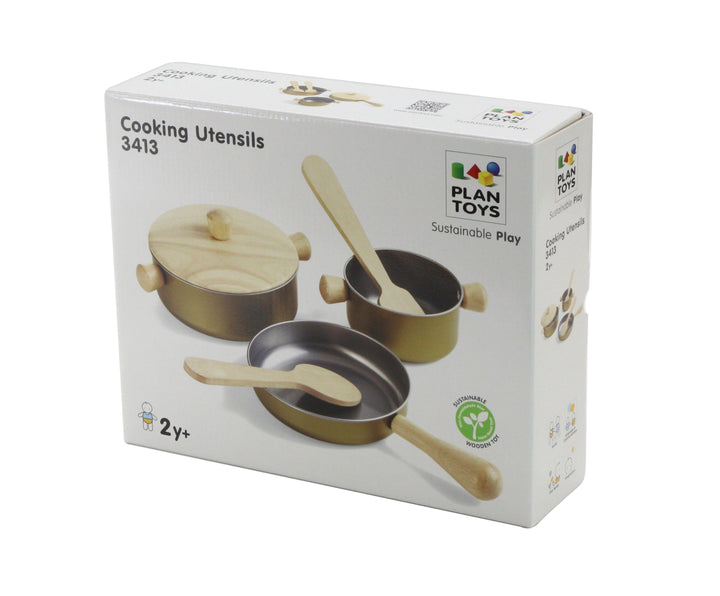 Wooden Cooking Utensils Set - The Crib