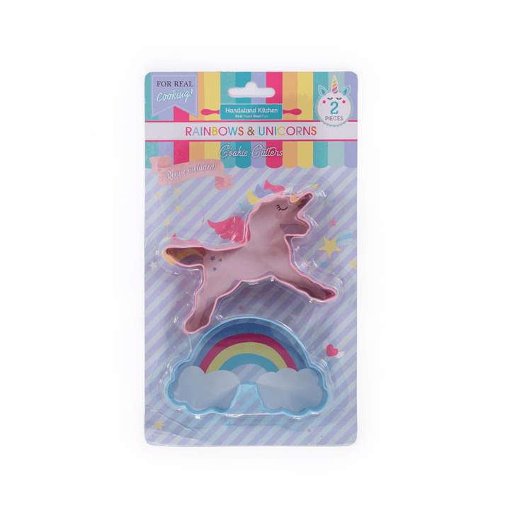Handstand Kitchen Rainbows & Unicorns Cookie Cutter Set - 2pcs