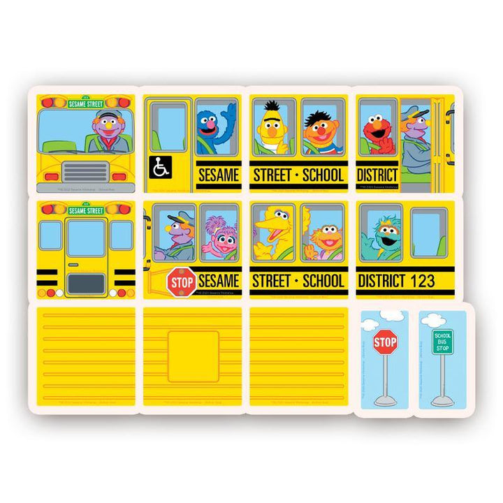 Magna-Tiles® Sesame Street | School Bus - The Crib