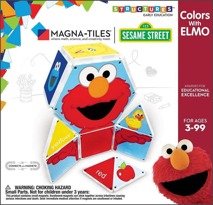 Magna-Tiles® Sesame Street | Colors with Elmo - The Crib