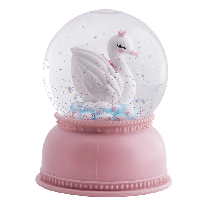 Snow Globe Light - Swan - The Crib