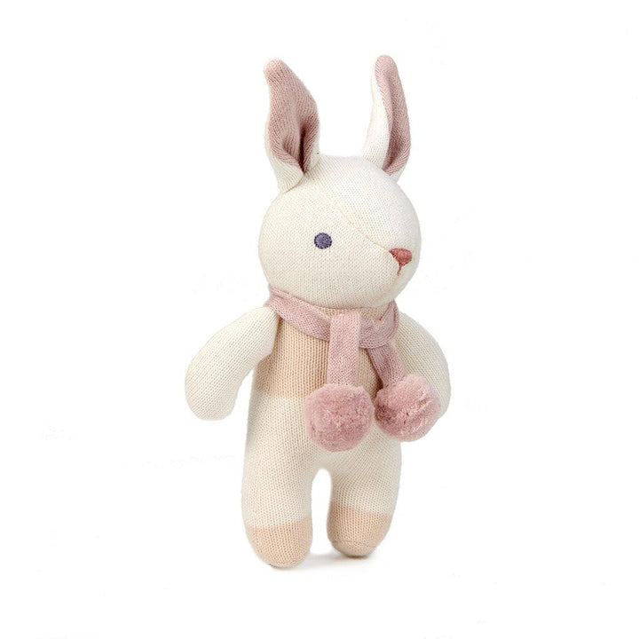 Baby Threads Bunny Rattle - Taupe - The Crib