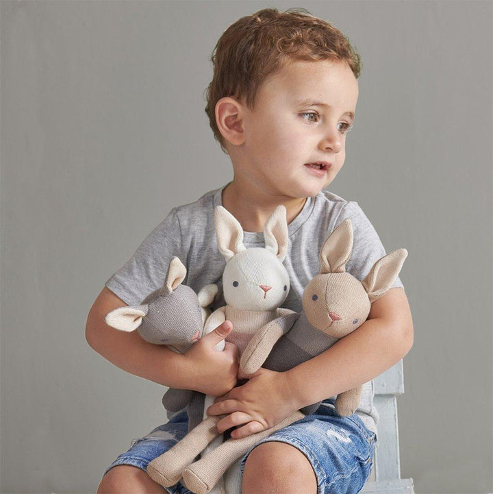 Baby Threads Cream Bunny Doll - The Crib