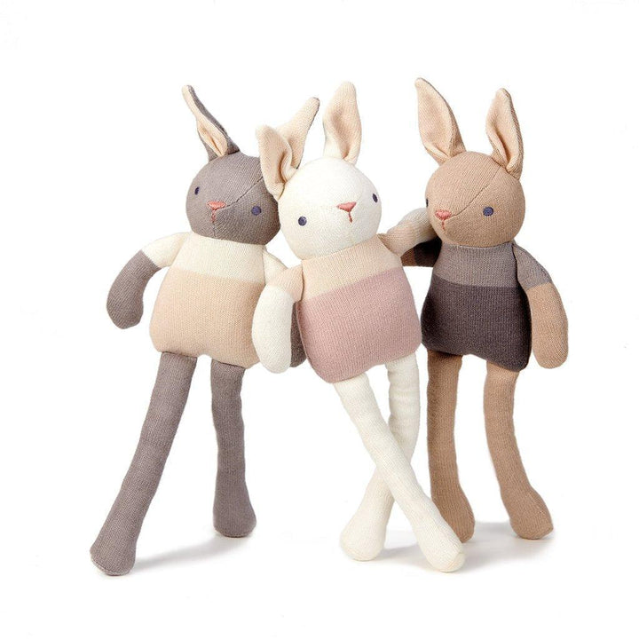 Baby Threads Grey Bunny Doll - The Crib