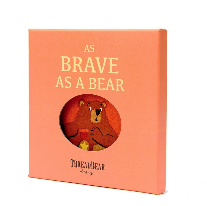 Threadbear Design Rag Book As brave as a bear
