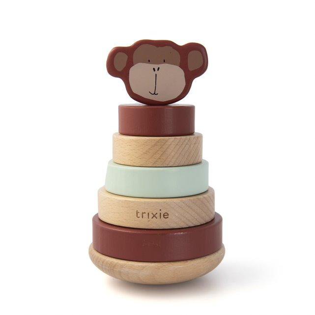 Wooden Stacking Toy - Mrs. Elephant - The Crib