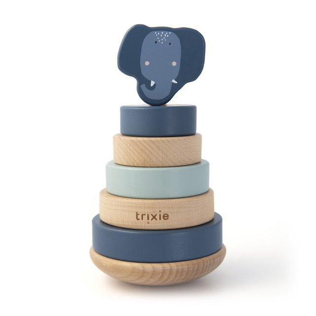Wooden Stacking Toy - Mr. Monkey - The Crib