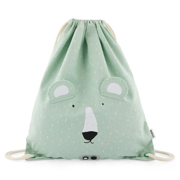 Drawstring Bag - Mr. Polar Bear - The Crib