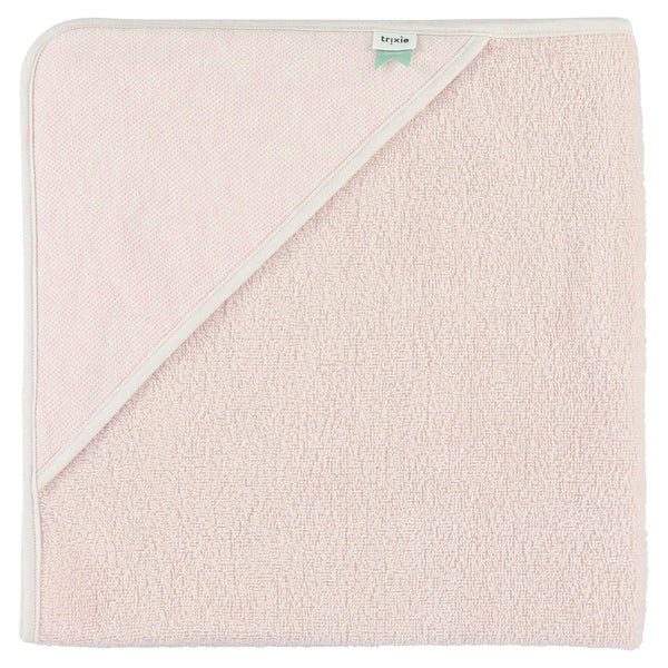 Trixie Baby Hooded Towel Grain Rose