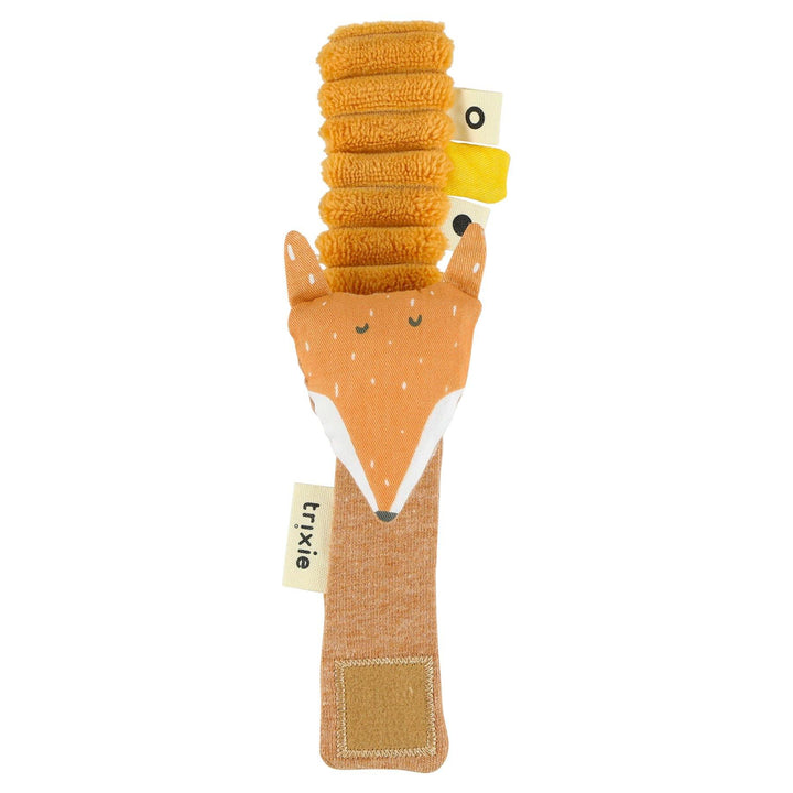 trixie wrist rattle mr. fox