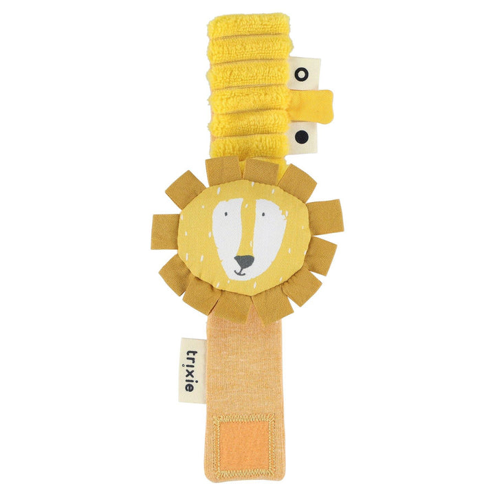trixie wrist rattle mr. lion