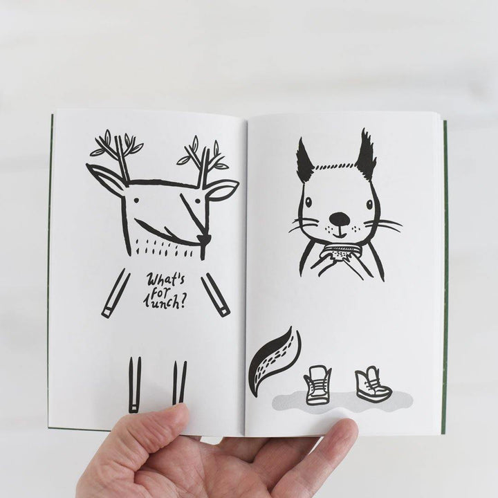 Wee Gallery 32 Ways to Dress Woodland Animals - Coloring Activity Book