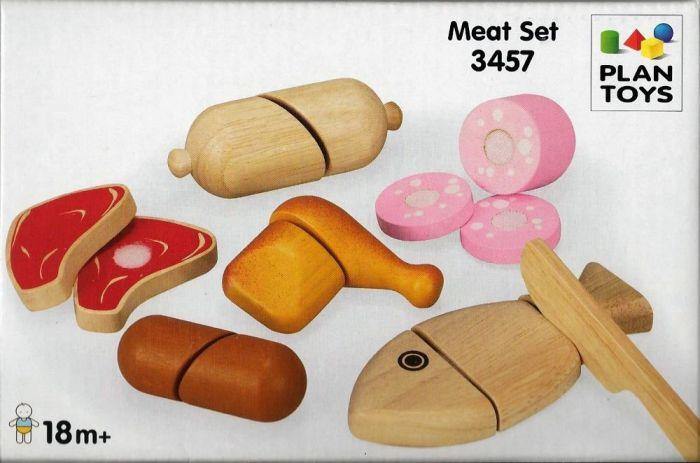 Wooden Meat Set - The Crib