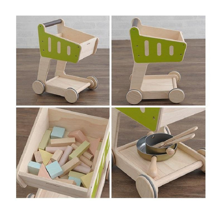 Wooden Shopping Cart - The Crib
