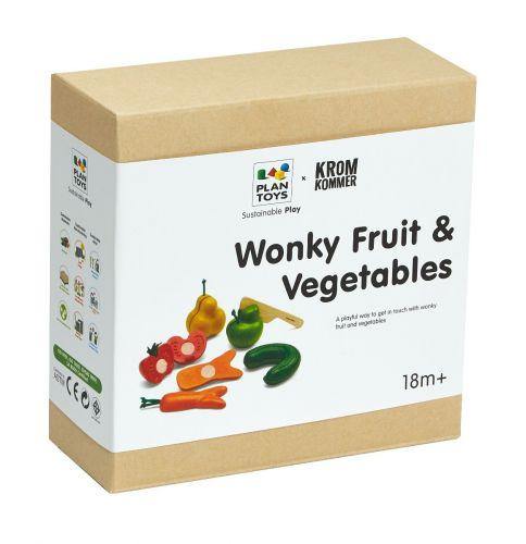 Wooden Wonky Fruit & Vegetables - The Crib
