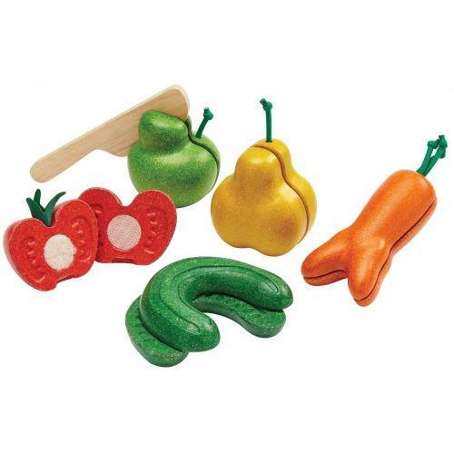 Wooden Wonky Fruit & Vegetables - The Crib