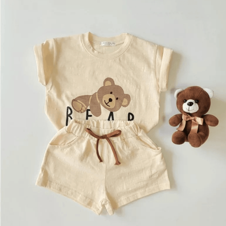 Bear Top and Shorts Set - The Crib