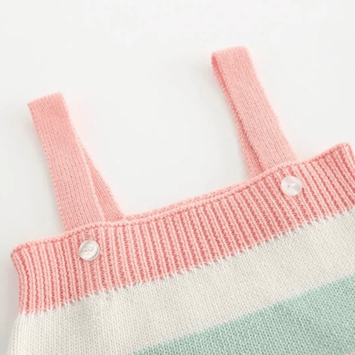 Lewis Knitted Romper - The Crib