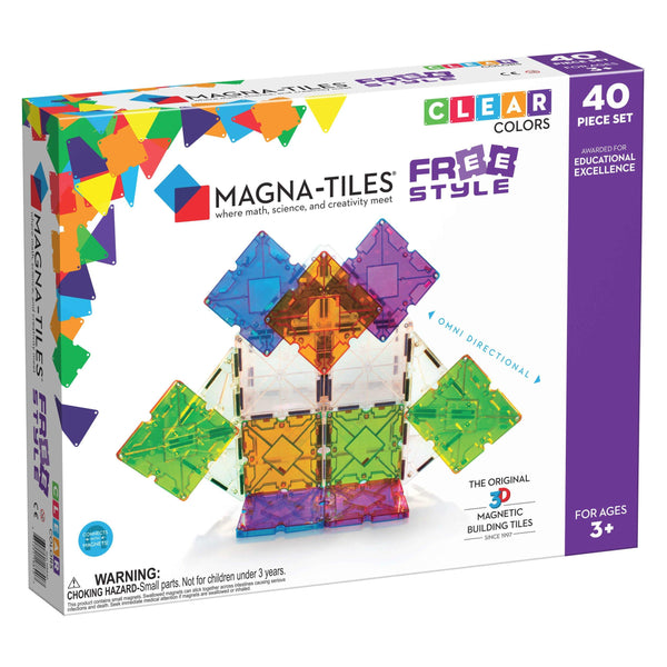 Magna-Tiles® Freestyle 40-Piece Set - The Crib