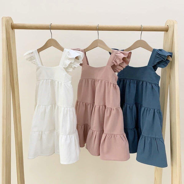 Samantha Linen and Cotton Dress - The Crib