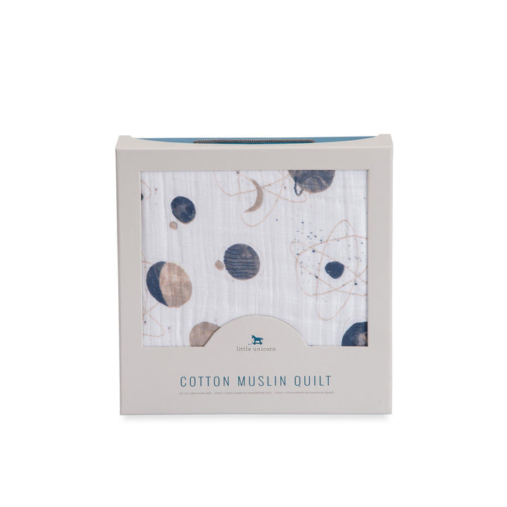 Cotton Muslin Quilt - Planetary - The Crib