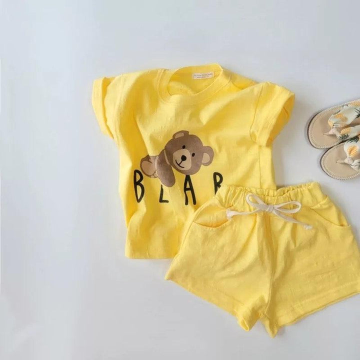 Bear Top and Shorts Set - The Crib